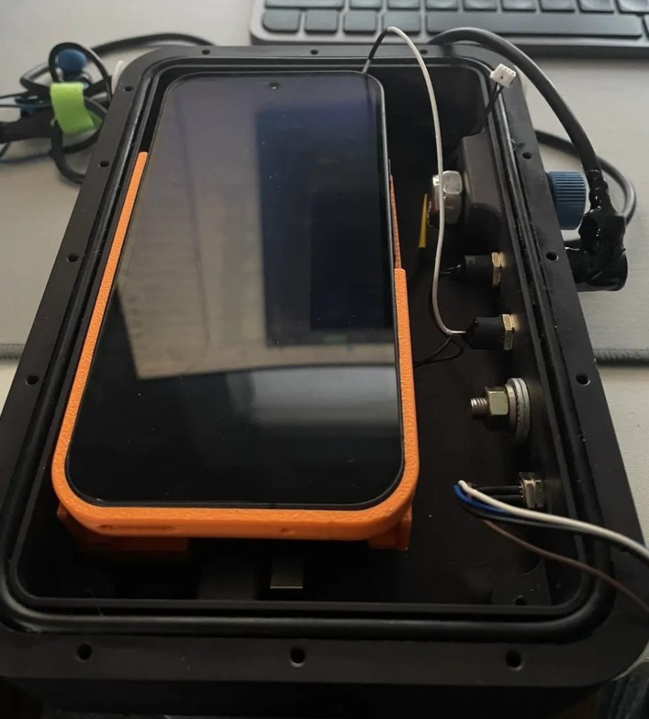 Google Pixel 9 phone that will be used for the next generation DolphinGemma CHAT system.